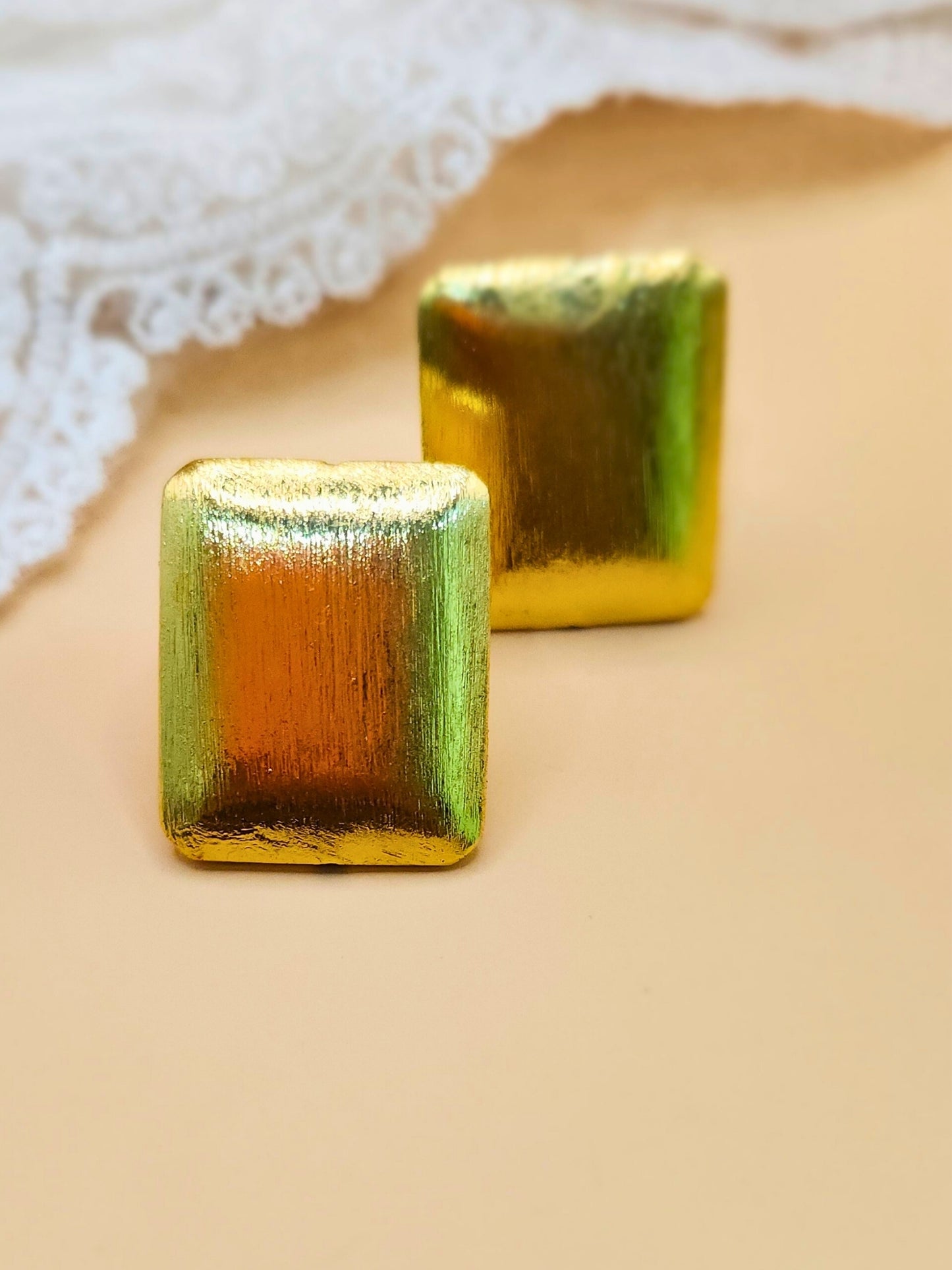 Viana Jewels Block Stud Earrings