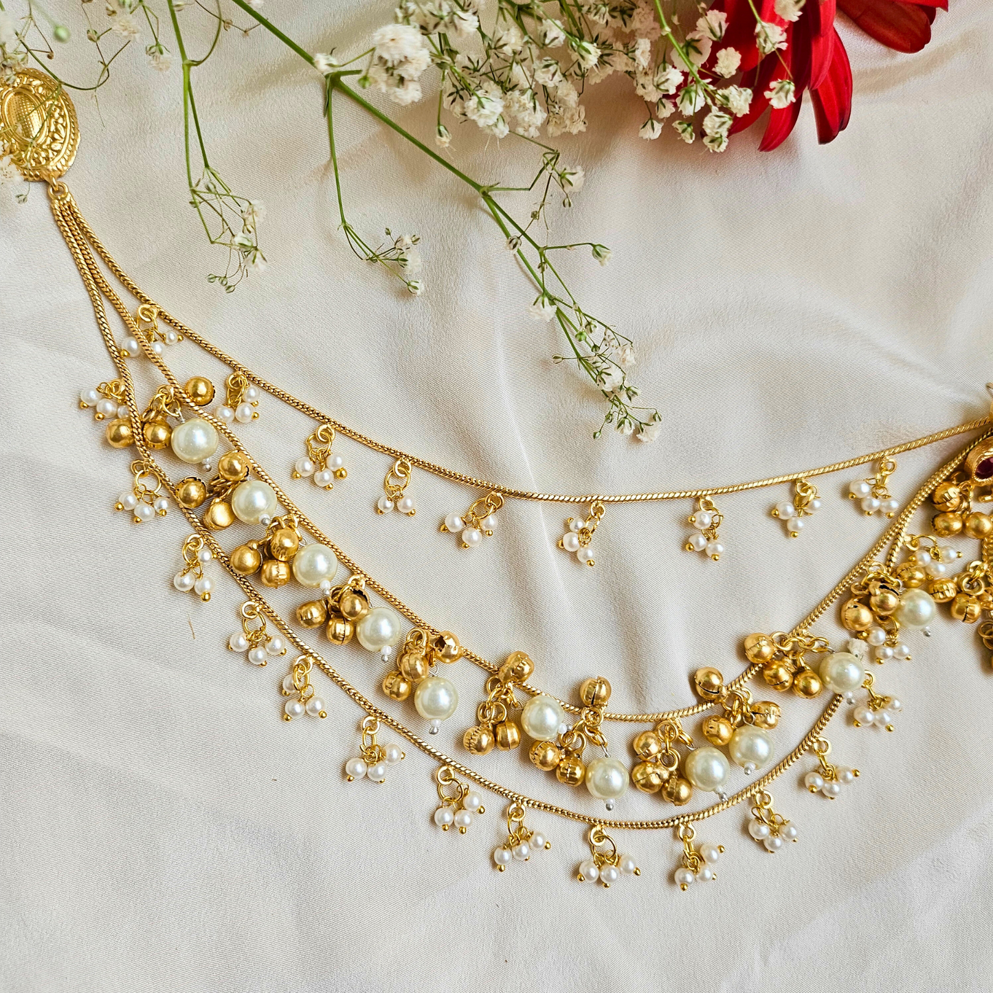 Gauhar Kashmir Kaan Chain Jhumka