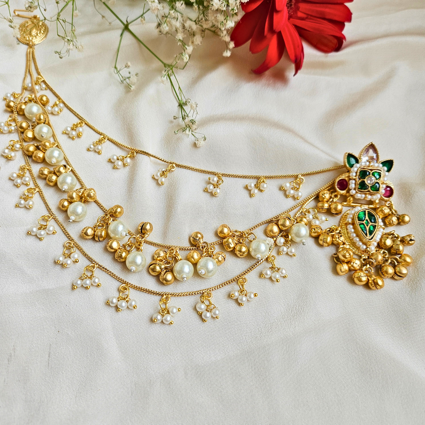 Gauhar Kashmir Kaan Chain Jhumka