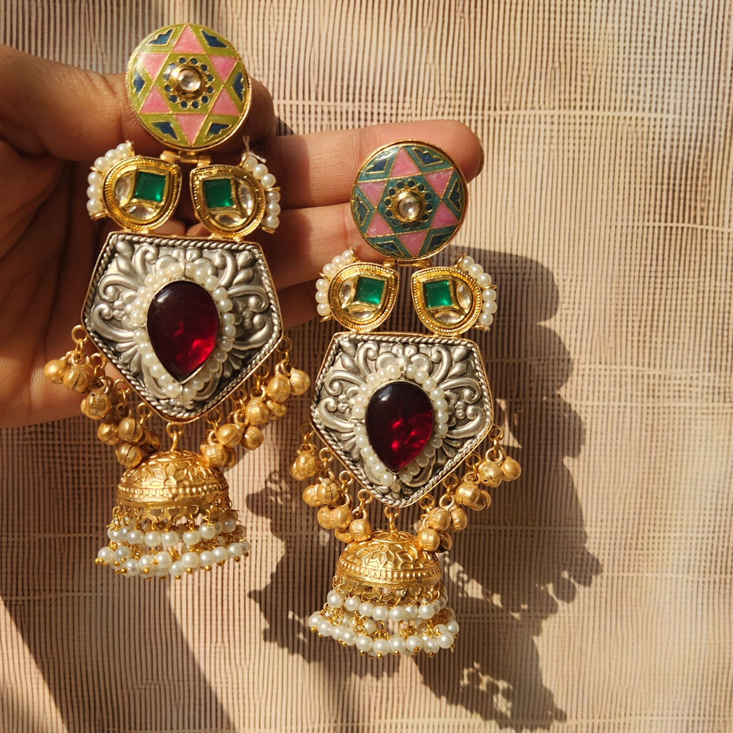 SAANJH KASHMIRI EARRINGS