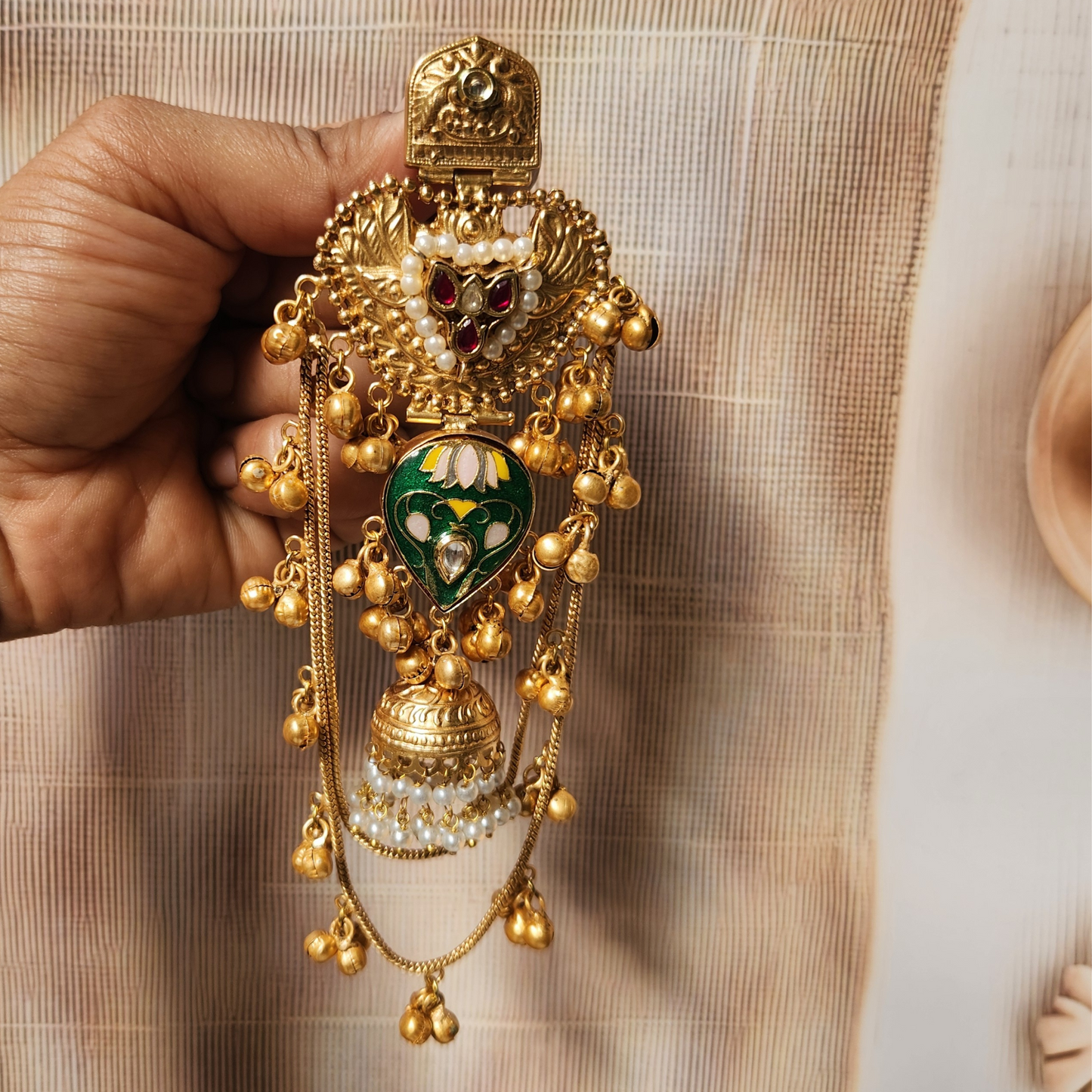 ADA Kasmiri Jhumka Earrings