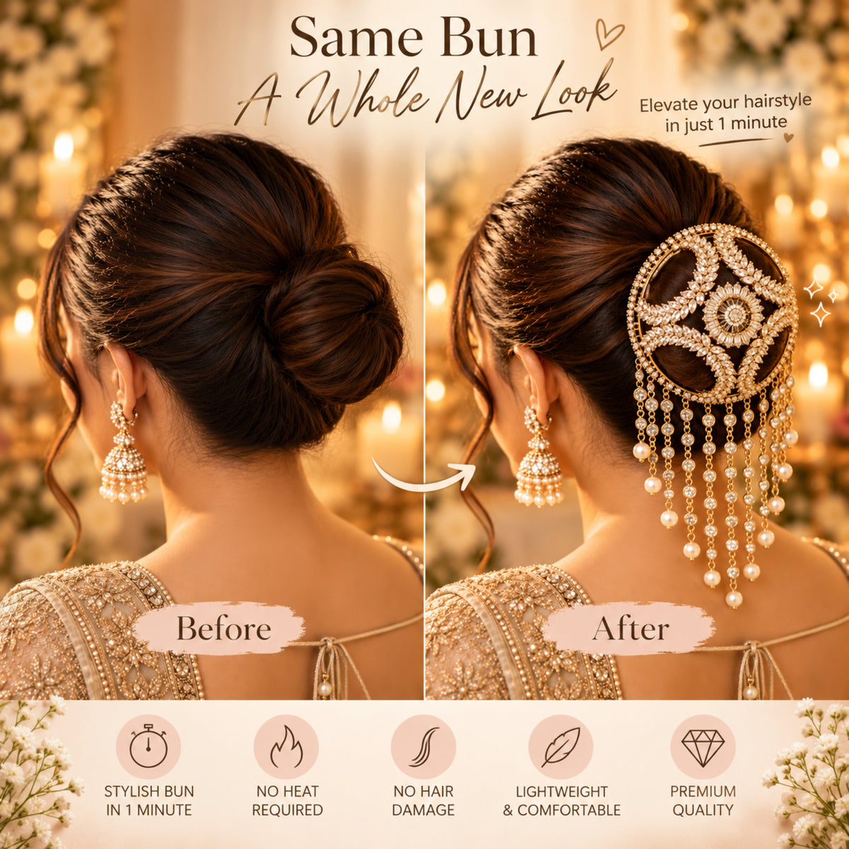 Prabha Hair Bun