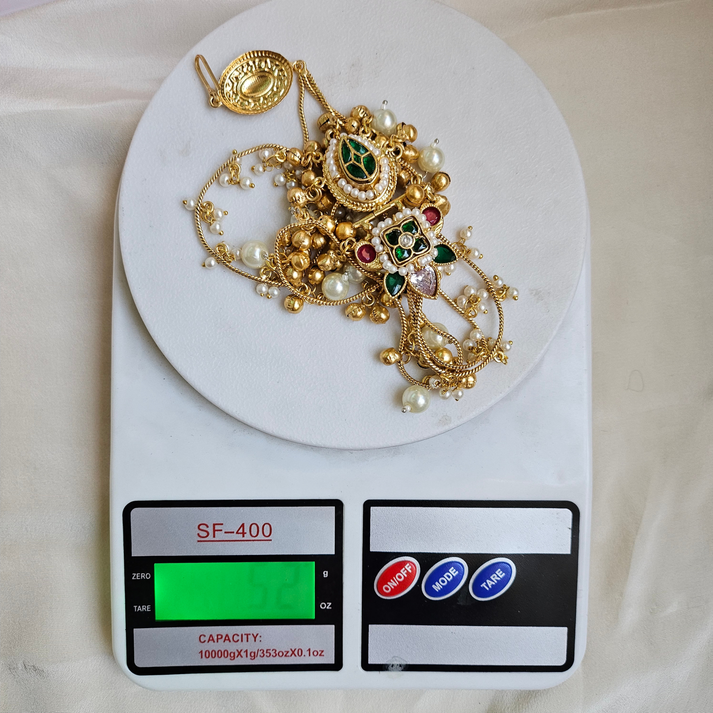 Gauhar Kashmir Kaan Chain Jhumka
