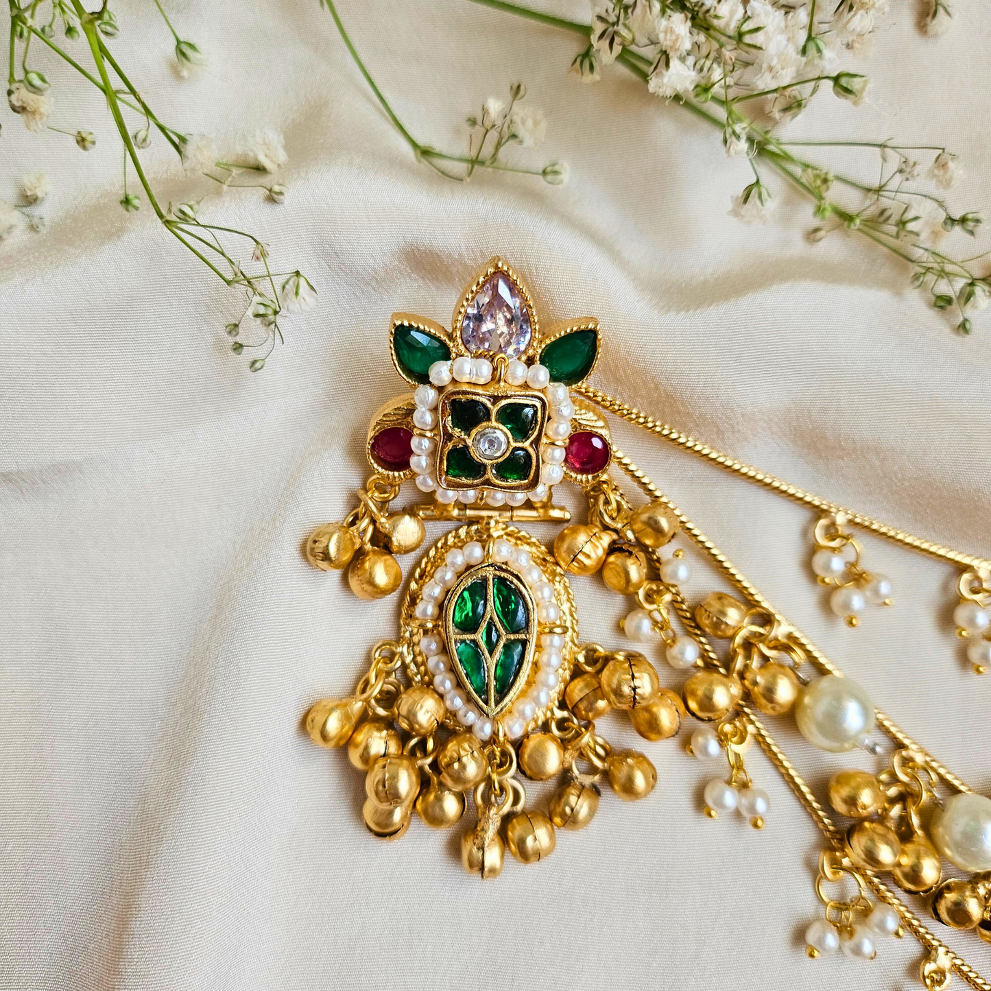 Gauhar Kashmir Kaan Chain Jhumka