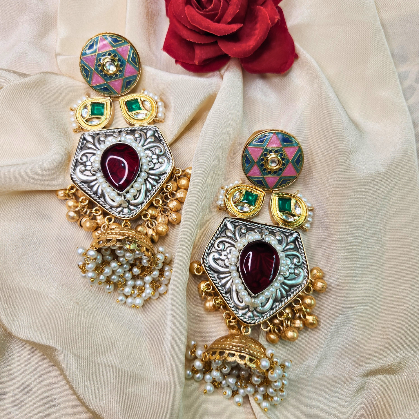 SAANJH KASHMIRI EARRINGS