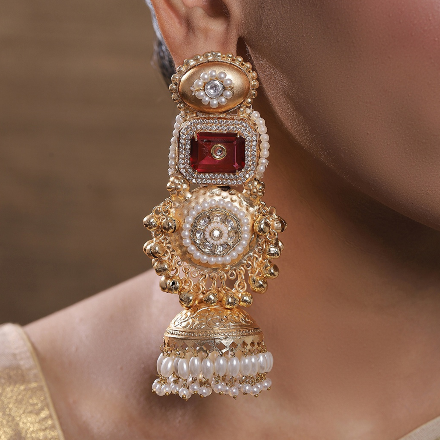 ADVIKA KASHMIRI EARRINGS