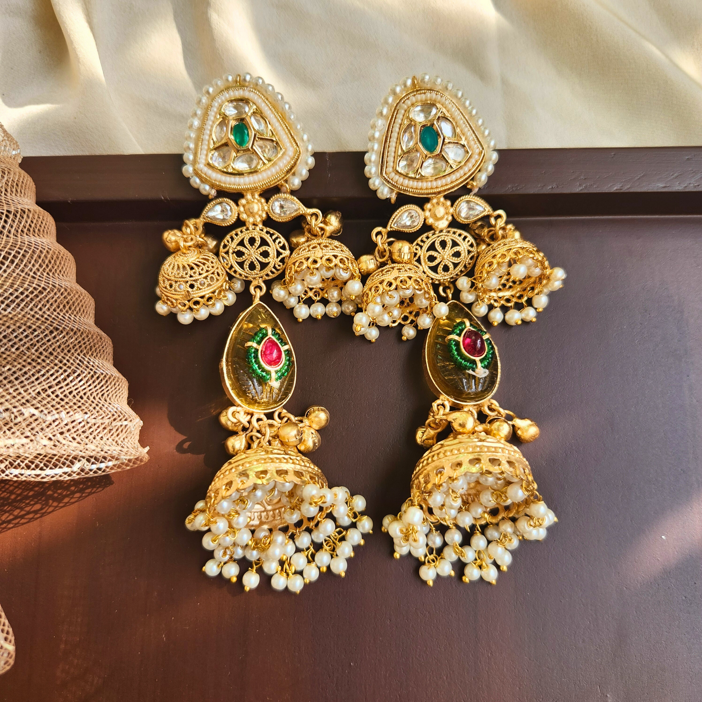 ASHIMA KASHMIRI TRADIONAL JHUMKA