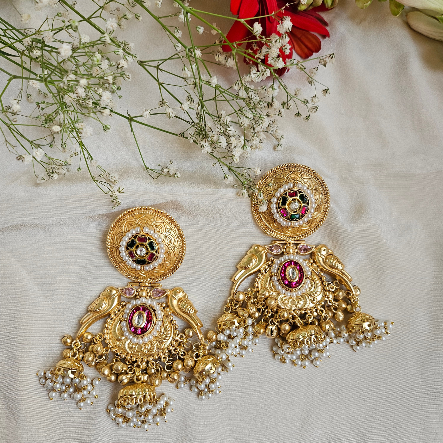 Aayat Kashmiri Pachi Kundan Jhumki