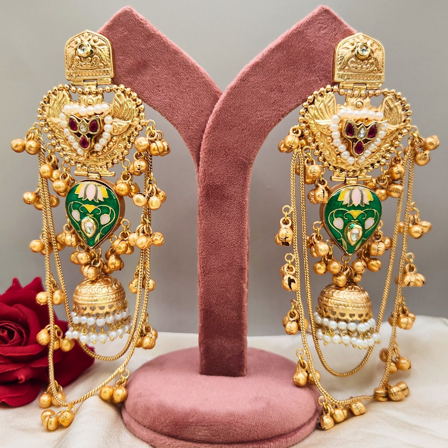 ADA Kasmiri Jhumka Earrings