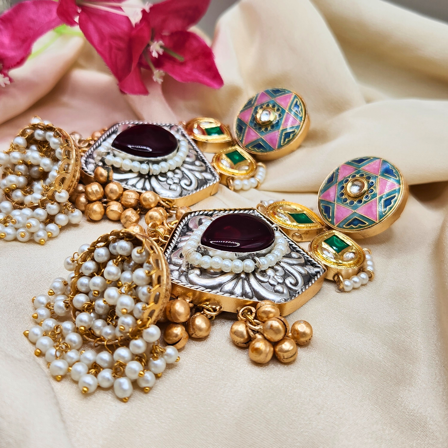 SAANJH KASHMIRI EARRINGS