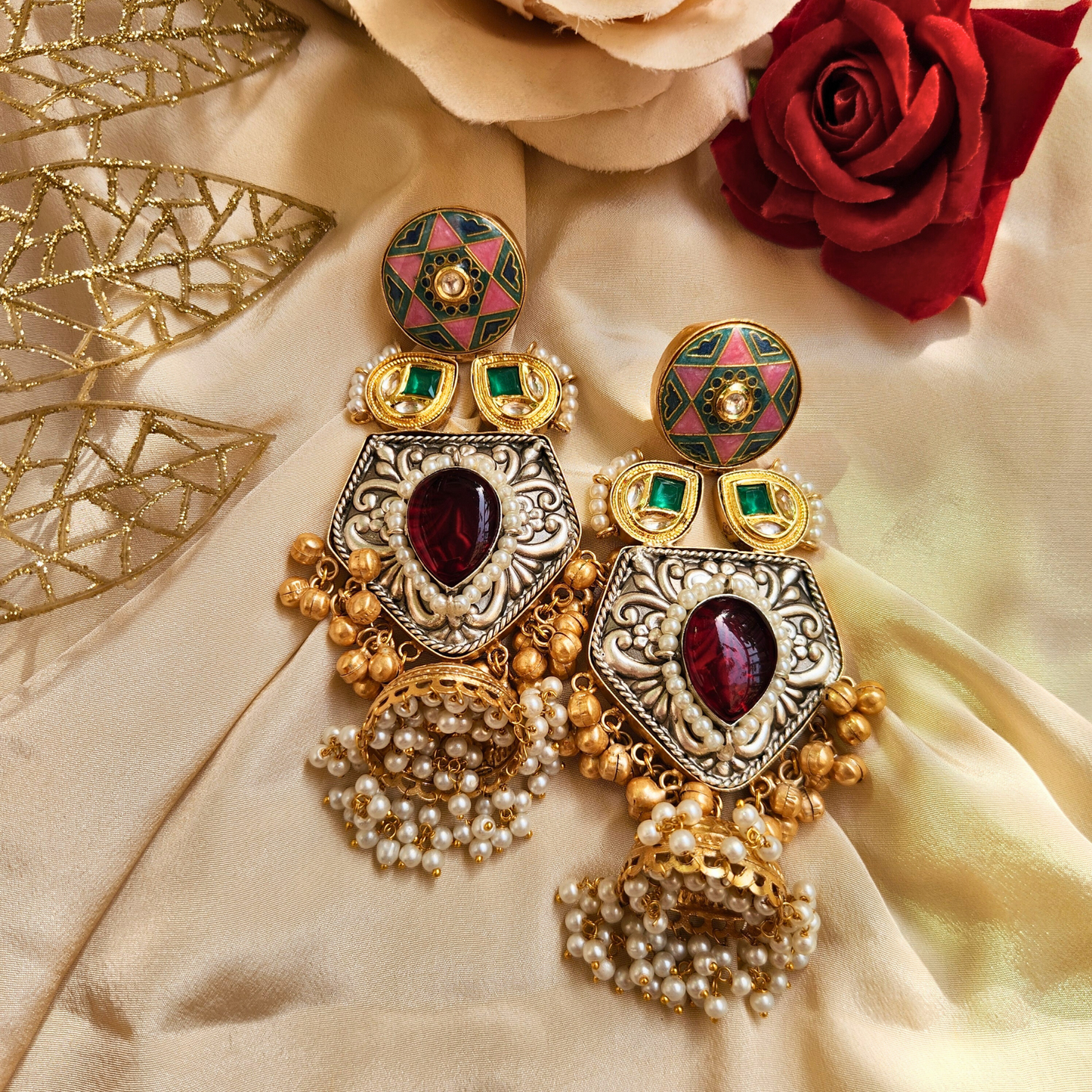 SAANJH KASHMIRI EARRINGS