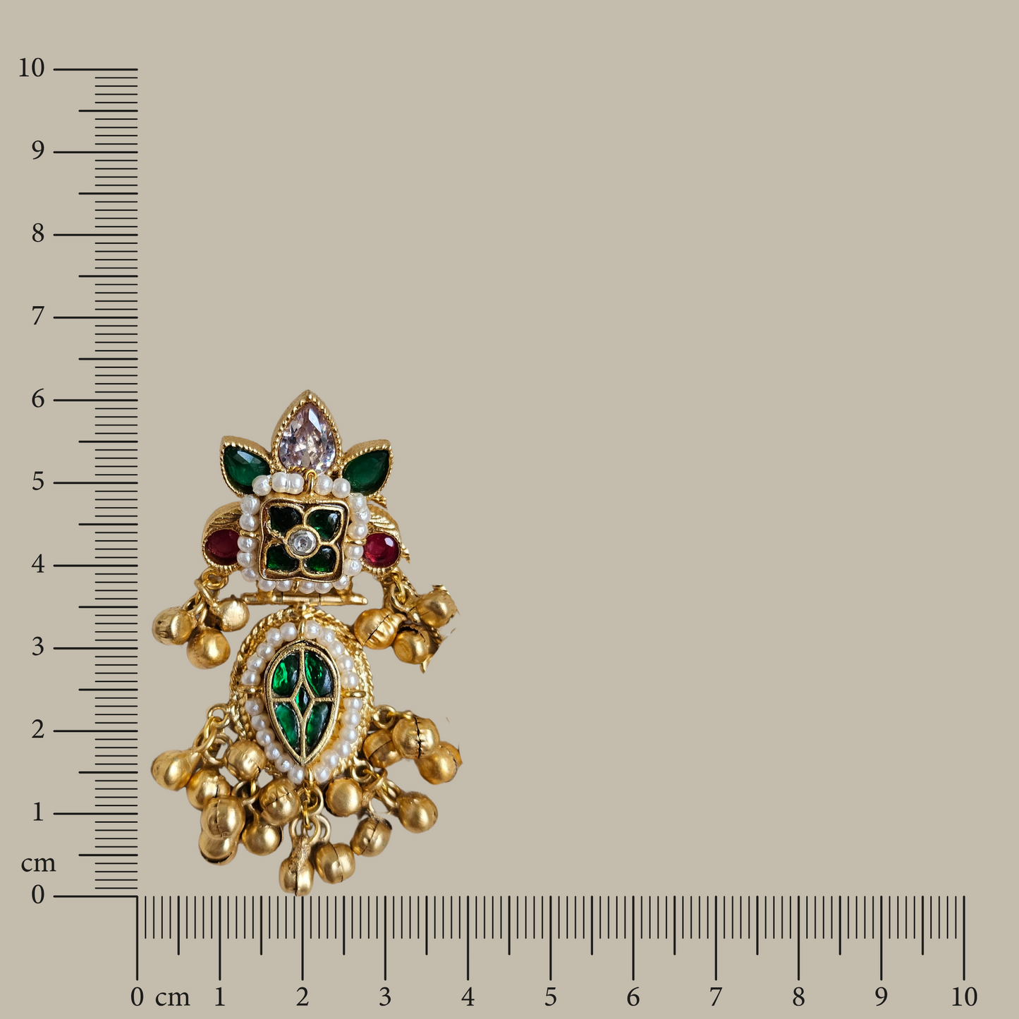Gauhar Kashmir Kaan Chain Jhumka