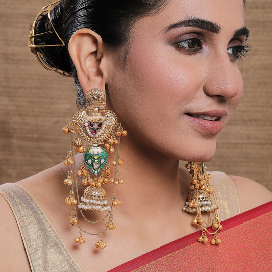 ADA Kasmiri Jhumka Earrings