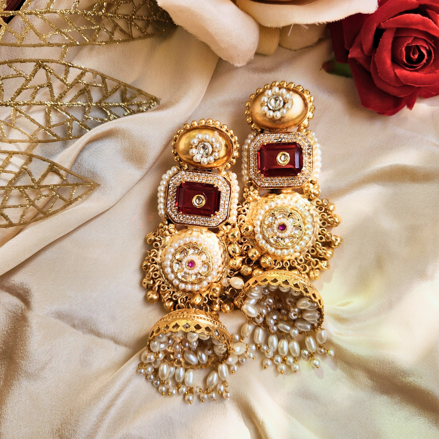 ADVIKA KASHMIRI EARRINGS