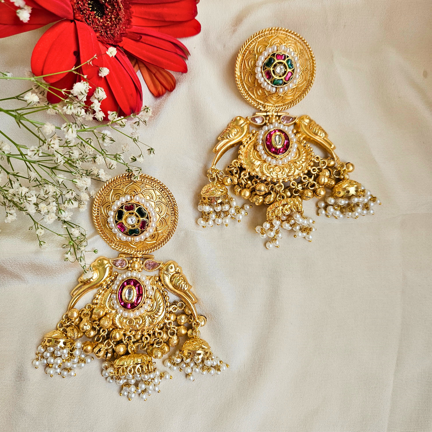Aayat Kashmiri Pachi Kundan Jhumki