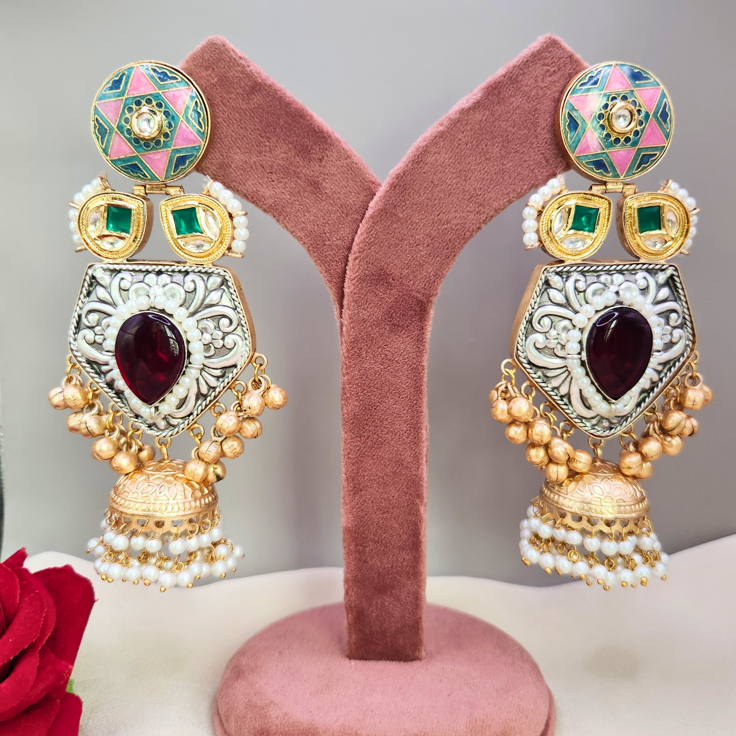 SAANJH KASHMIRI EARRINGS