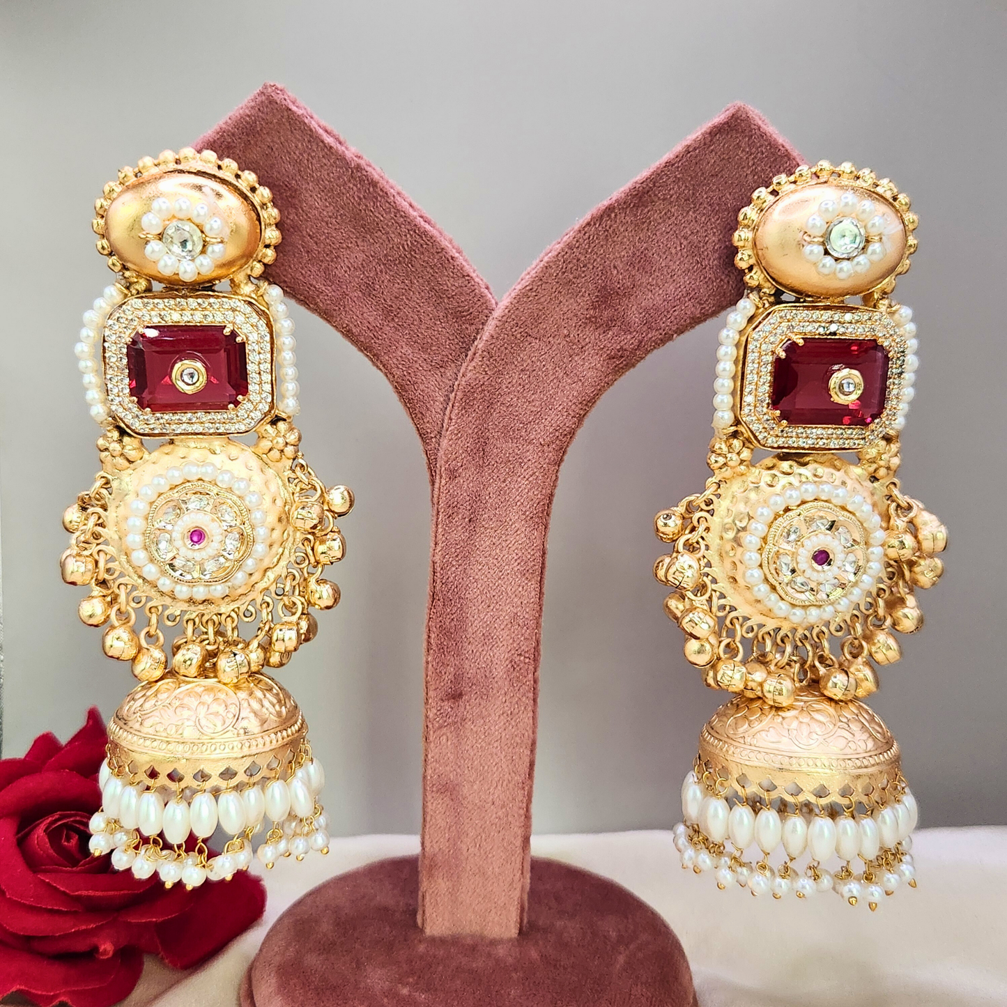 ADVIKA KASHMIRI EARRINGS