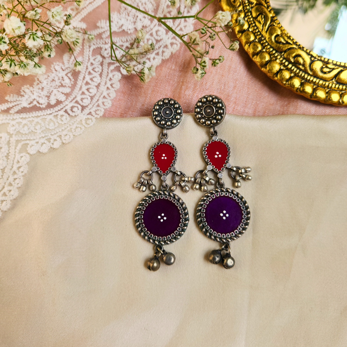 Deepmala Meenakari Earrings