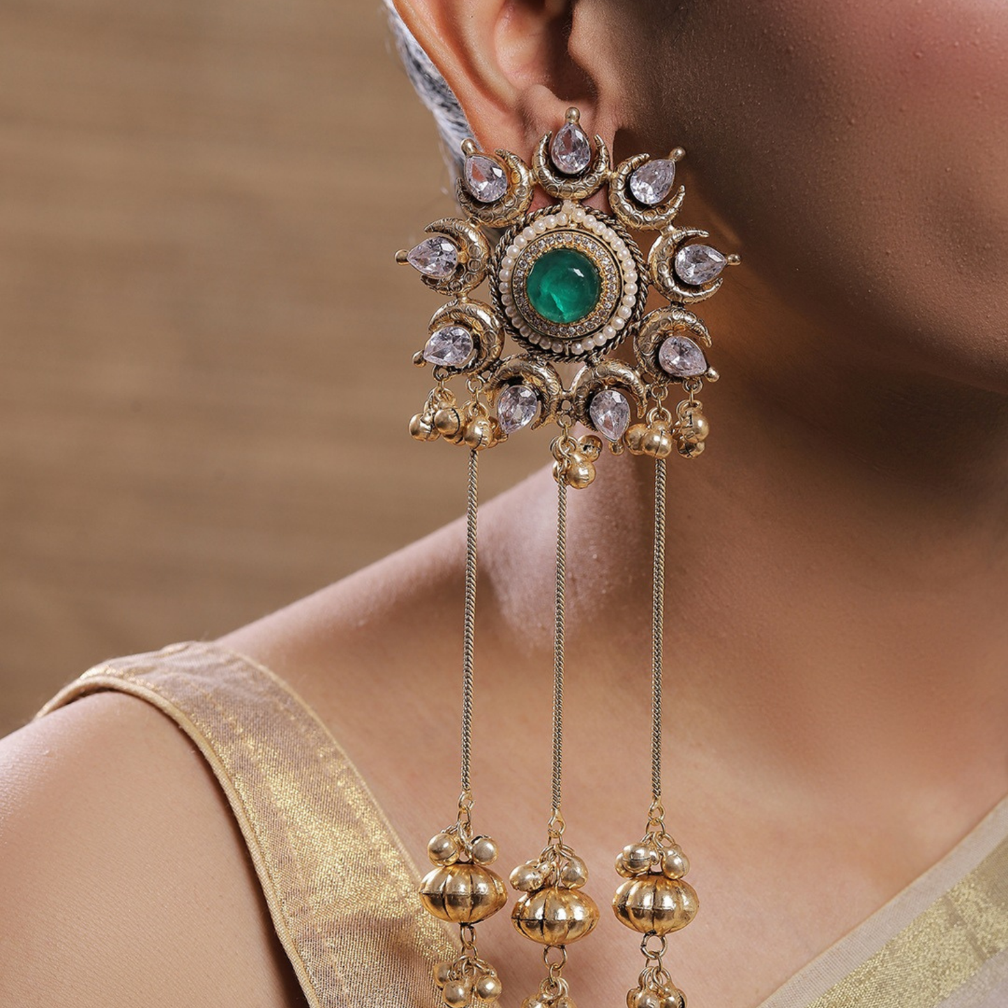 GAZAL KASHMIRI EARRINGS