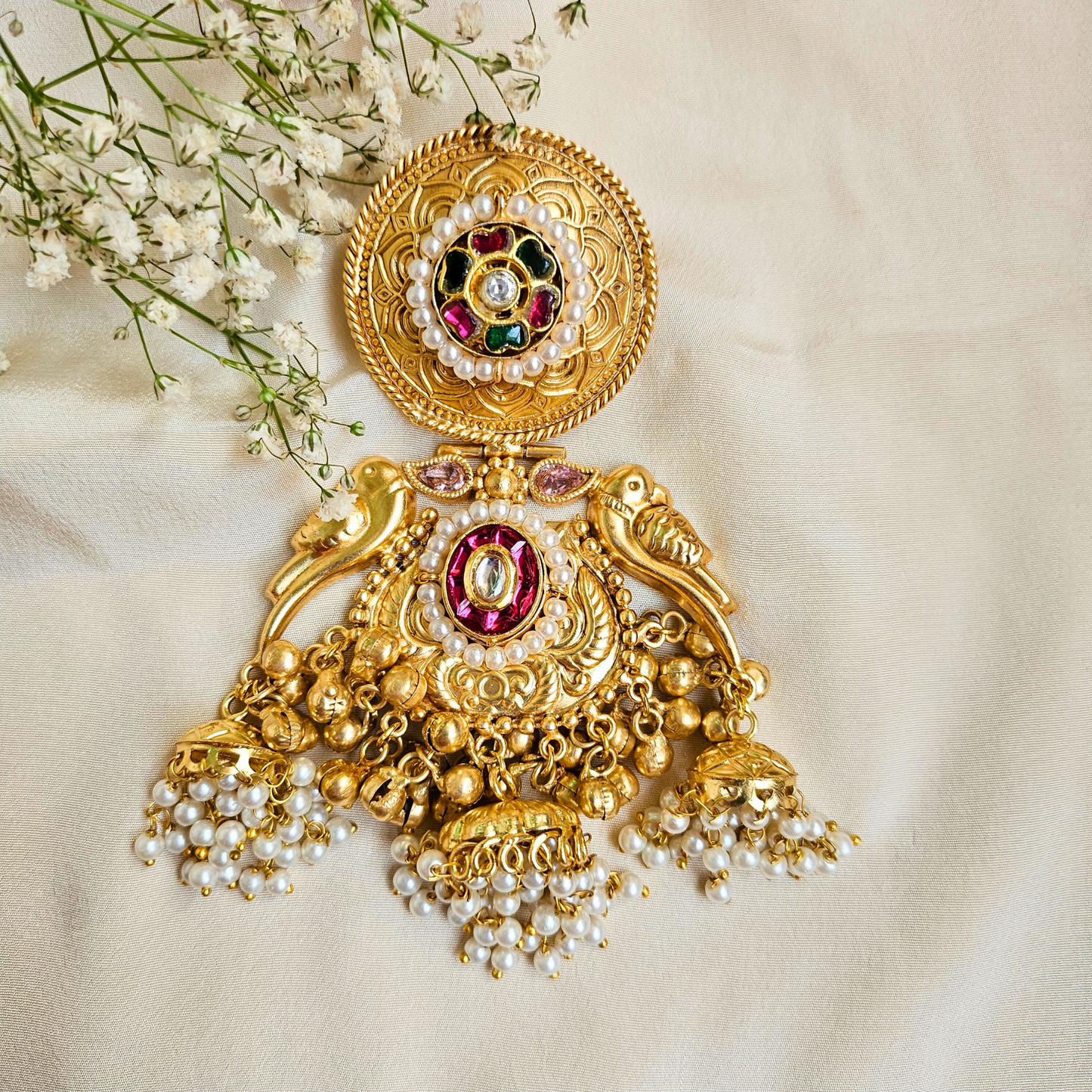 Aayat Kashmiri Pachi Kundan Jhumki