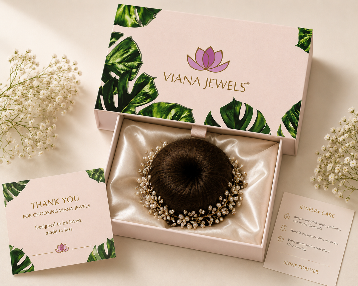Bridal Hair Bun Kalera
