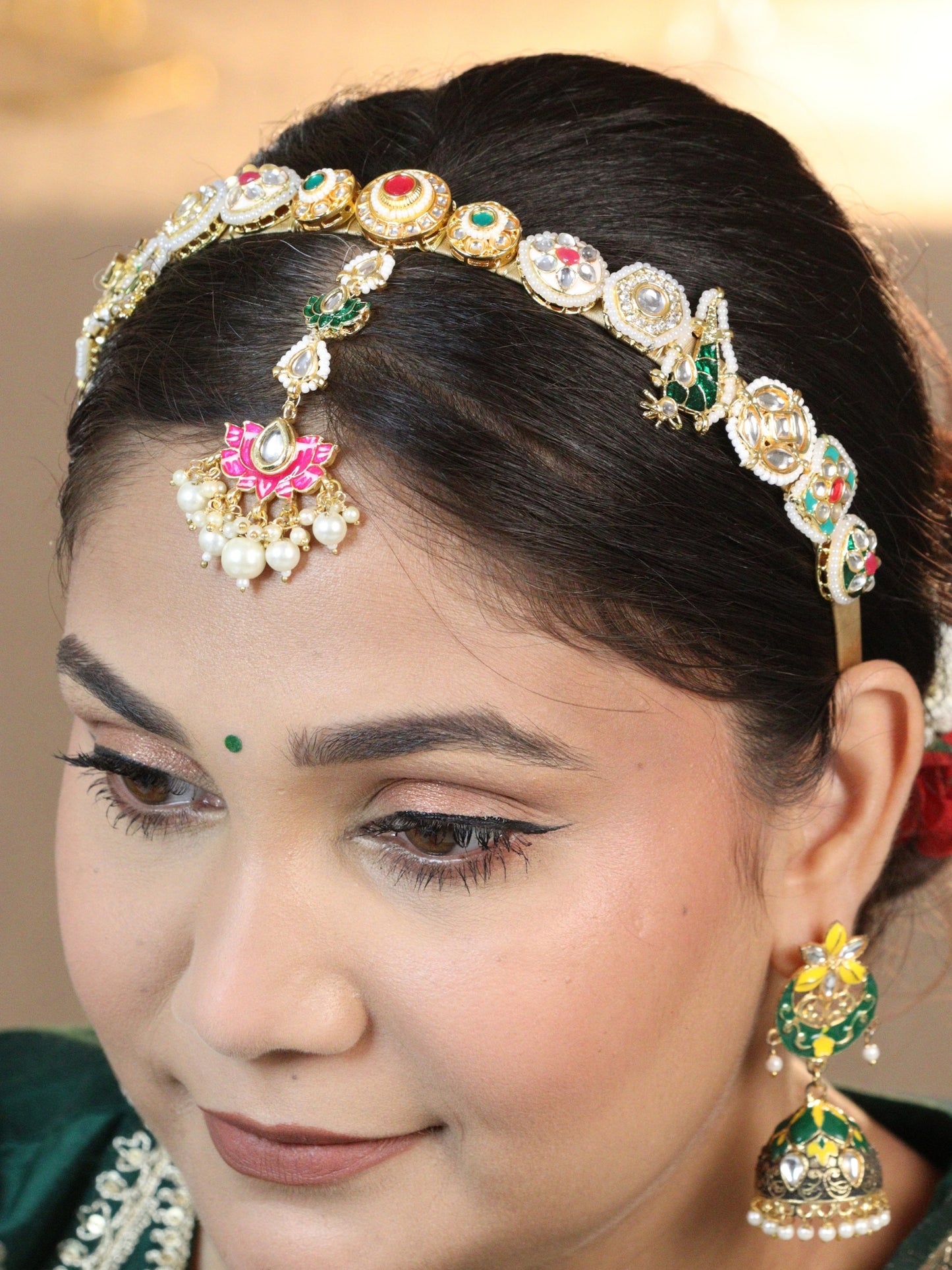 VIANA JEWELS Amara Maangtikka Hairband