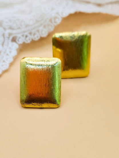 Viana Jewels Block Stud Earrings