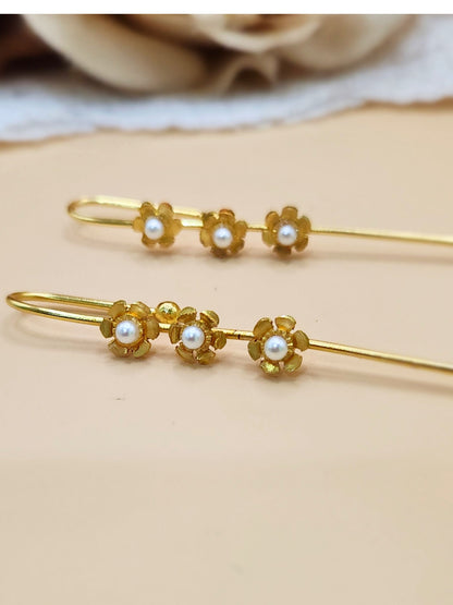 Viana Jewels Pearl flower Earcuff