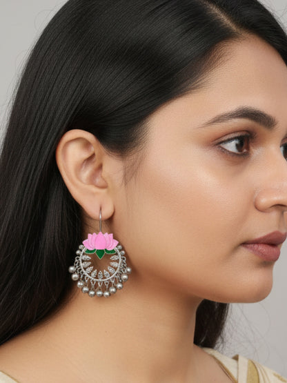 VIANA JEWELS Kamal Hook Earrings
