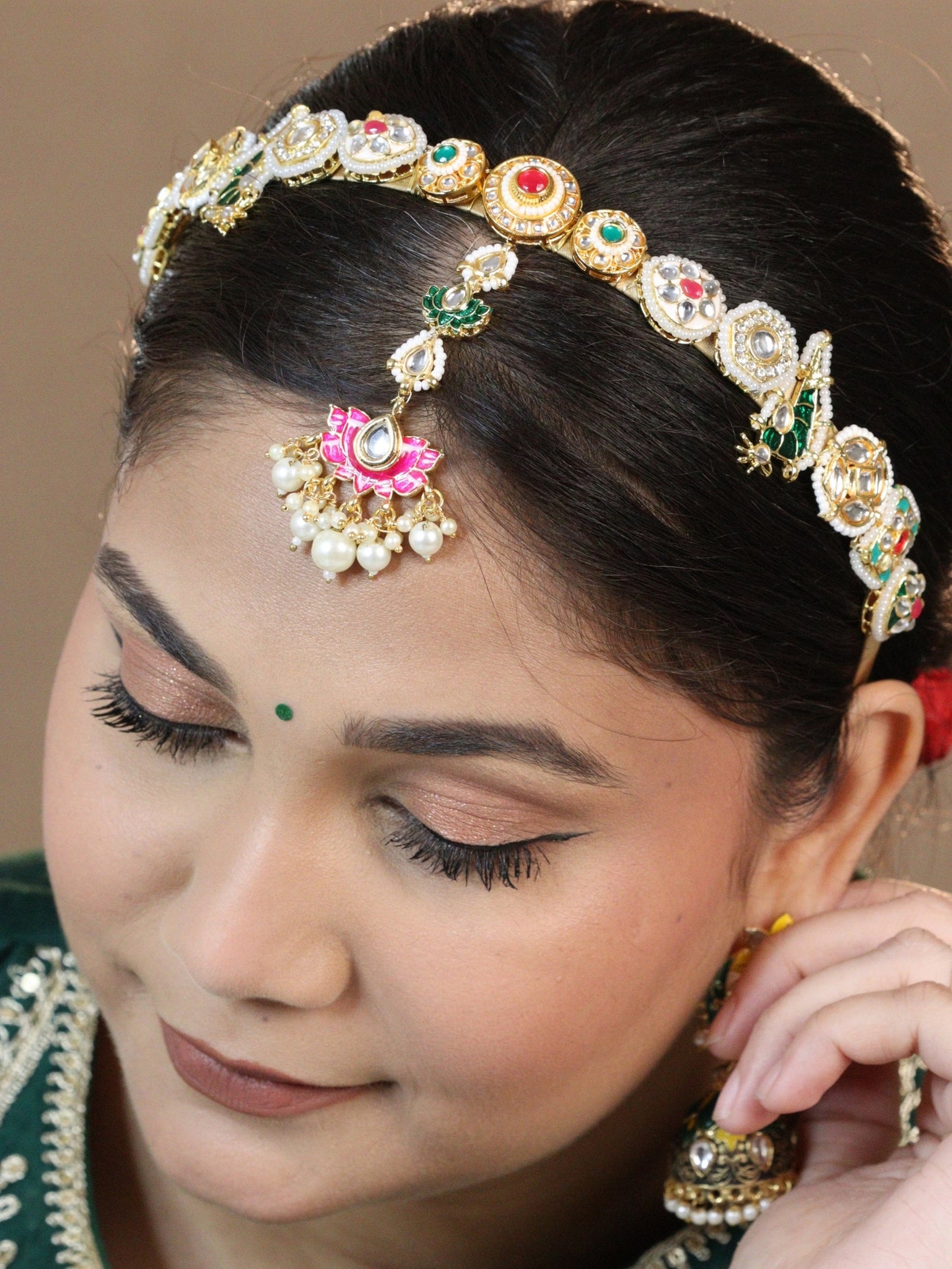 VIANA JEWELS Amara Maangtikka Hairband