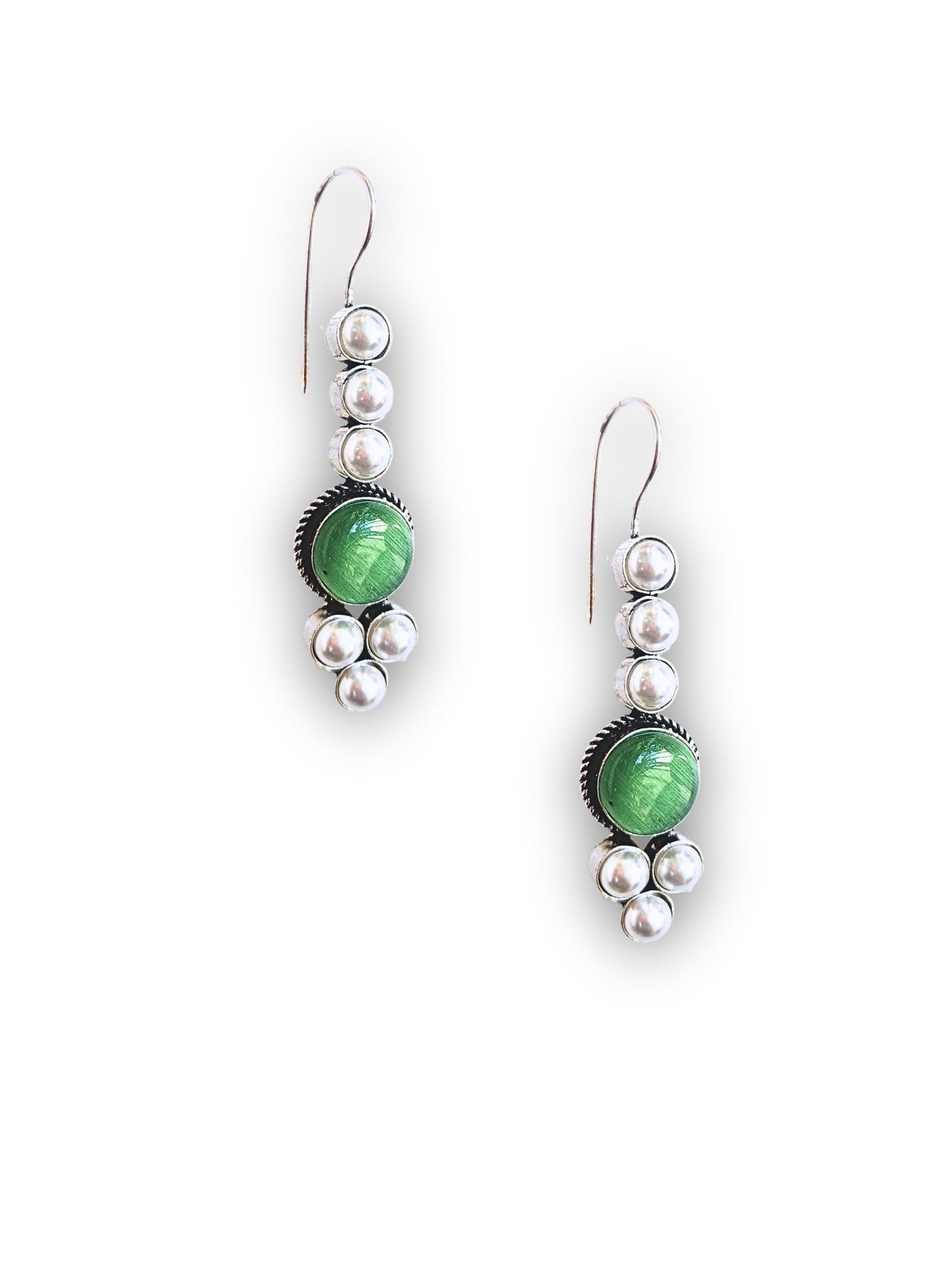 VIANA JEWELS Paaah Hook Earrings