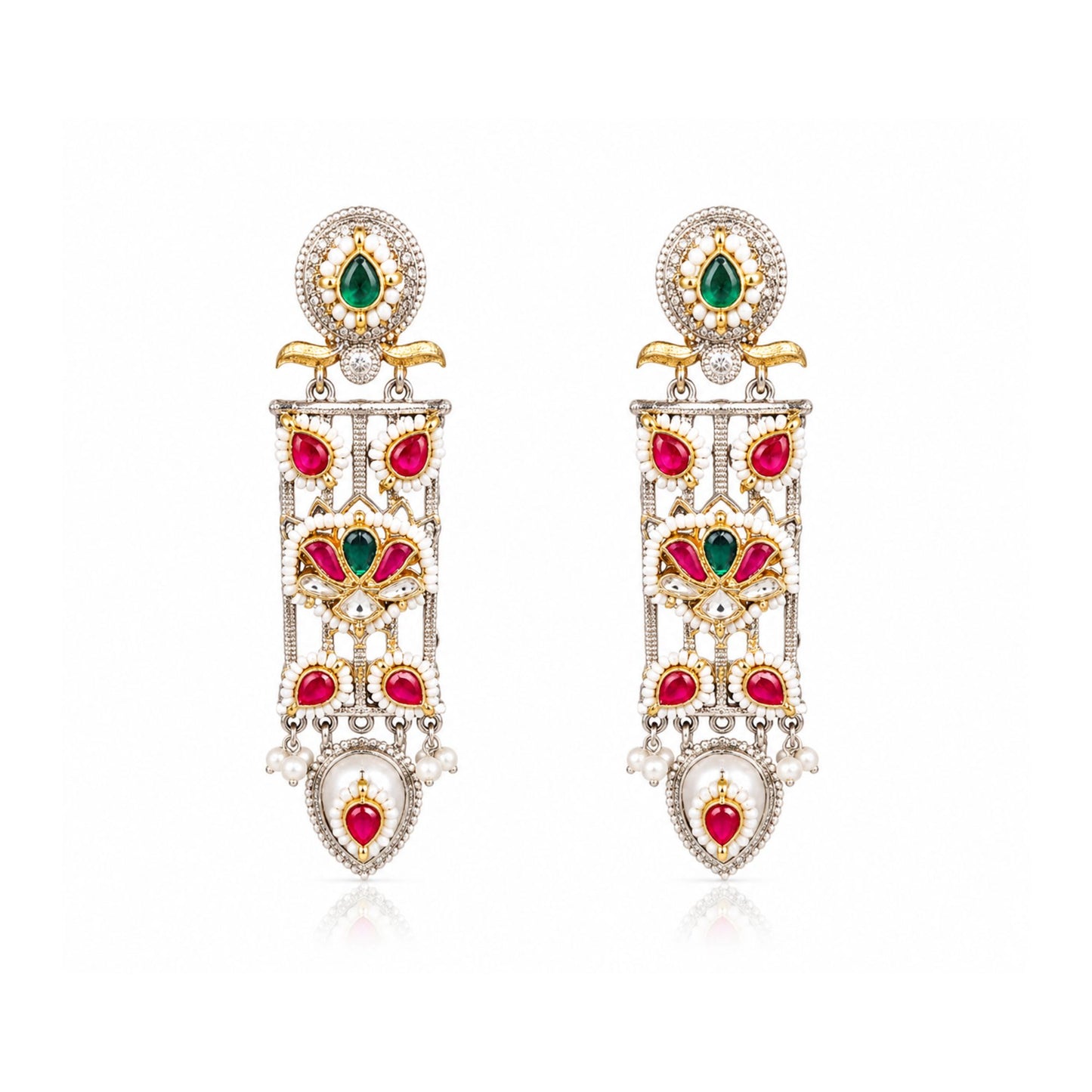 Viana Jewels Nandita Designer Pachi Earrings