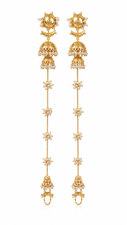 Saira Ear-Chain Jhumka