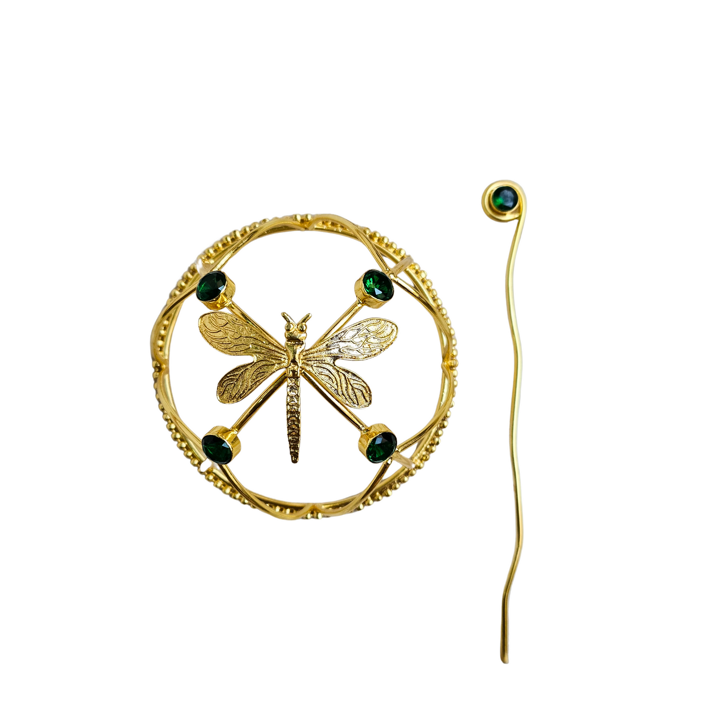 Dragonfly HairBun Accessory
