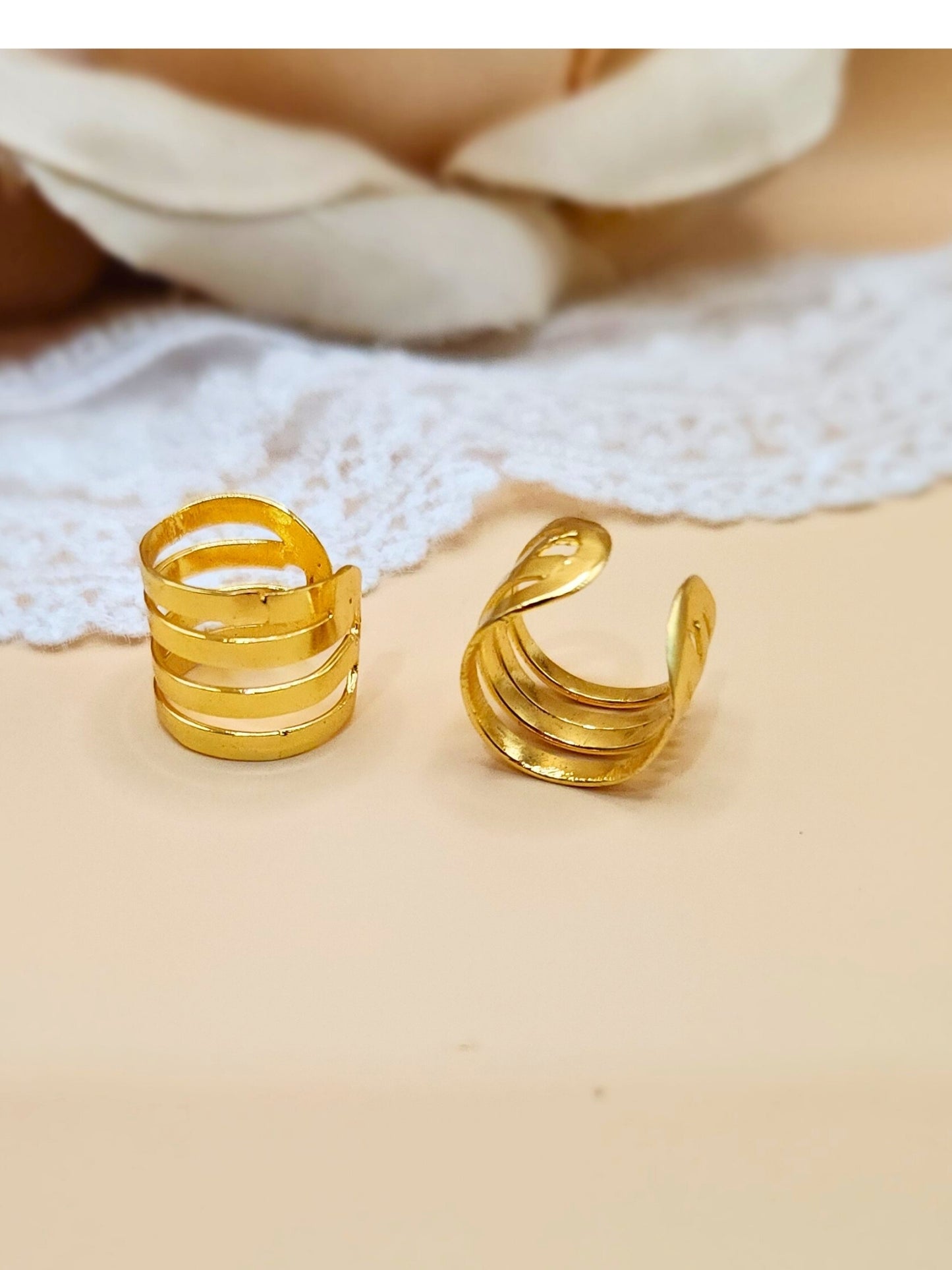 Viana Jewels Coil Ear Cuffs