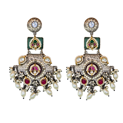 Mehfil Magic Kundan Earrings