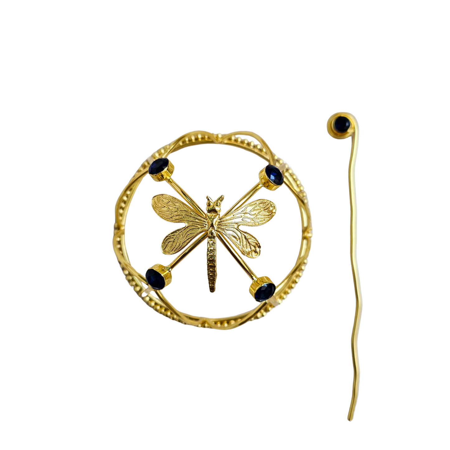 Dragonfly HairBun Accessory