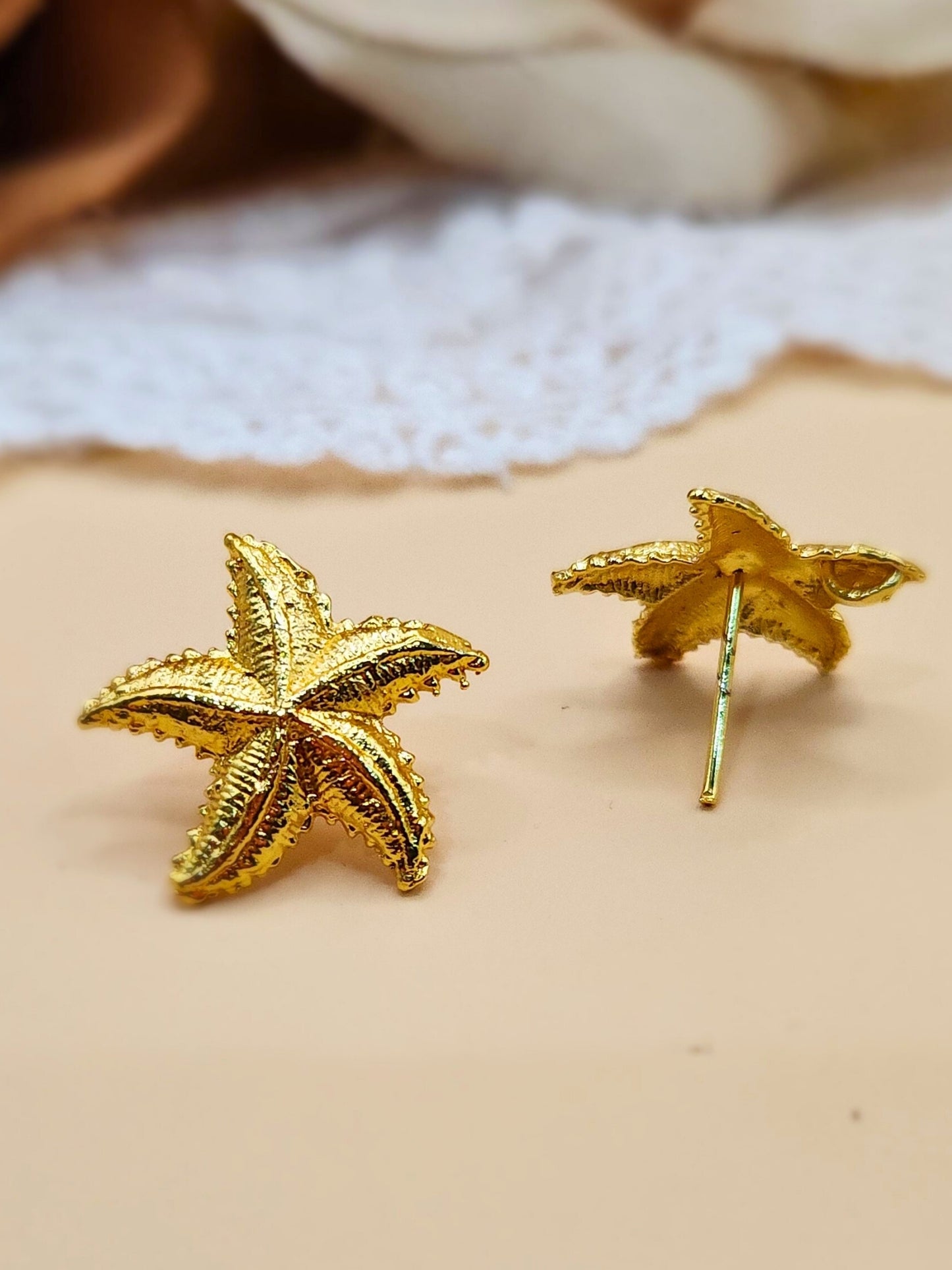 Viana Jewels Starfish Studs Earrings