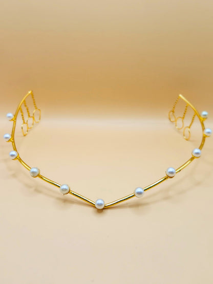 Viana Jewels Pearl Tiara