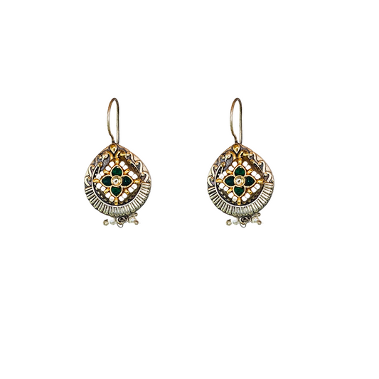 Raas Rang Pachi hook Earrings