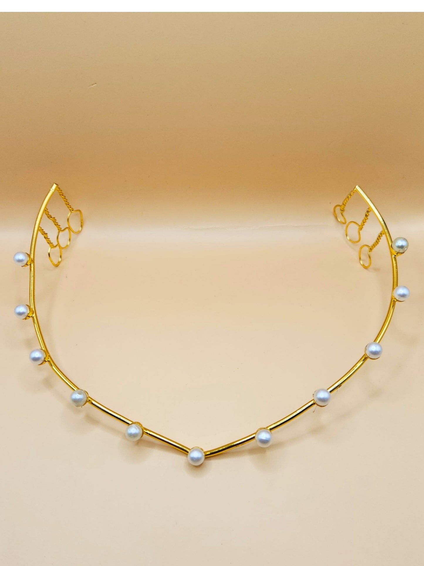 Viana Jewels Pearl Tiara