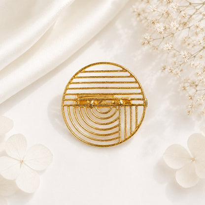 Viana Jewels Harmony Circle Brooch