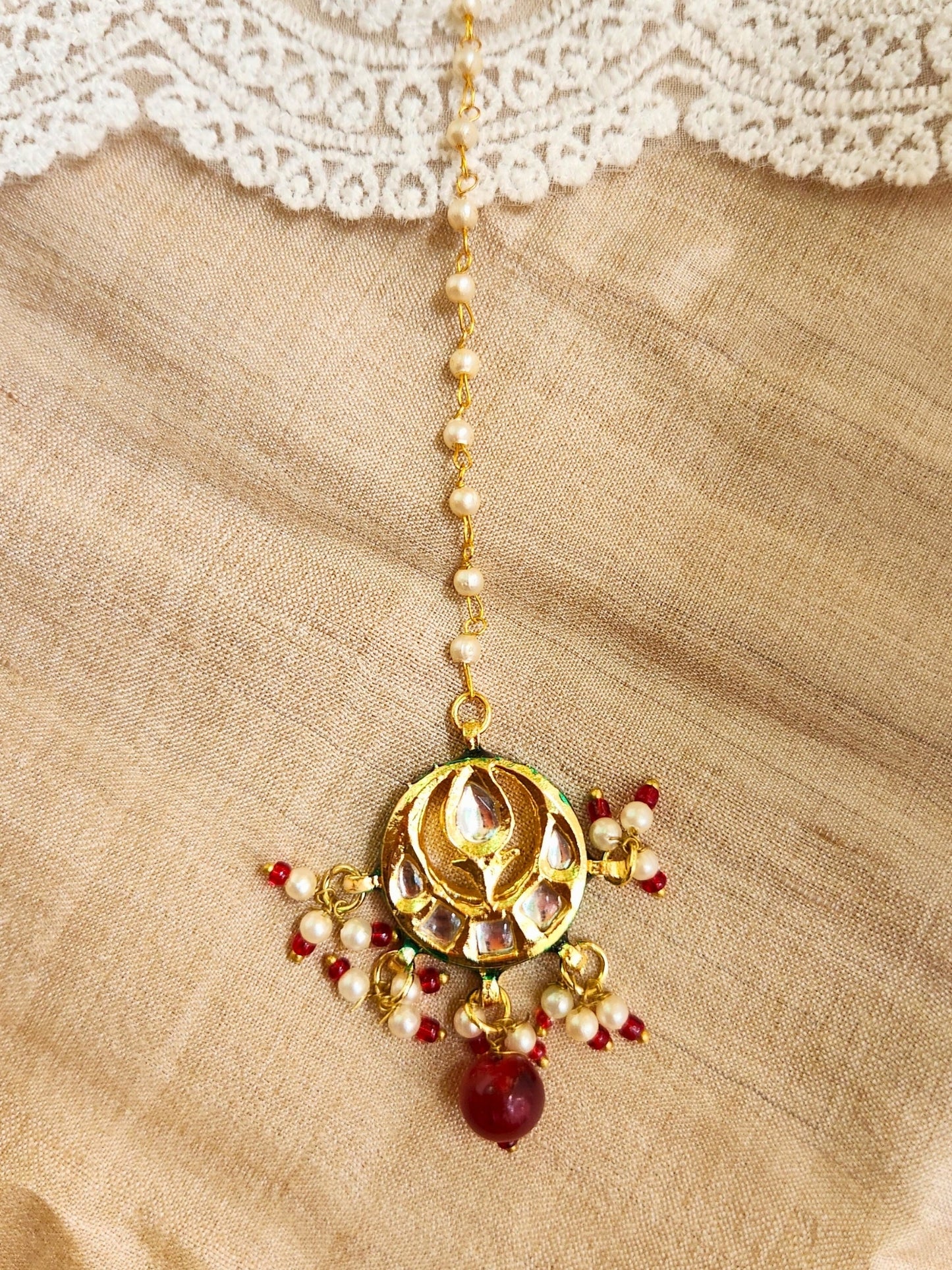 Viana Jewels Kundan Maangtikka