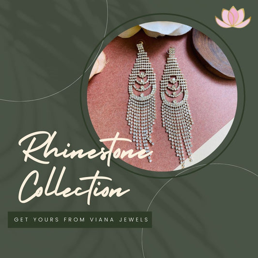 Rhinestone iconic earrings