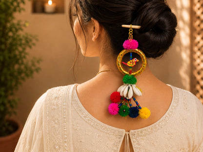 VIANA JEWELS Utsav Bird Boho Juda Hanging For Women
