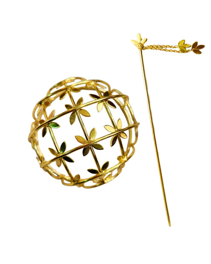 VIANA JEWELS Bahara Hair Bun Cage