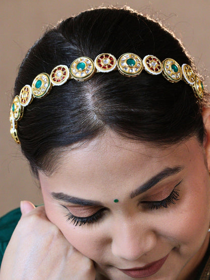 VIANA JEWELS Amrapalli Maangtikka Hairband