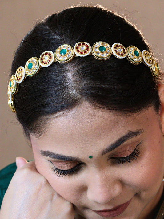 VIANA JEWELS Amrapalli Maangtikka Hairband