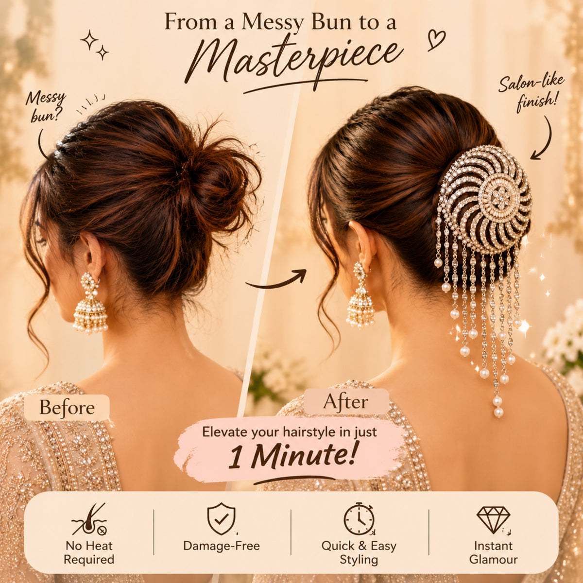 Aabha Hair Bun