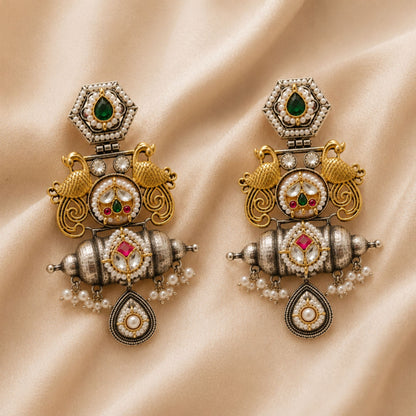 Viana Jewels Vaidehi Bridal Pachi Kundan Earrings